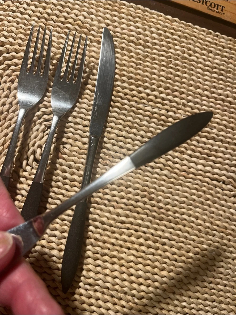 MCM Epic Forged Stainless Assorted Set of 4 w/Black Handles